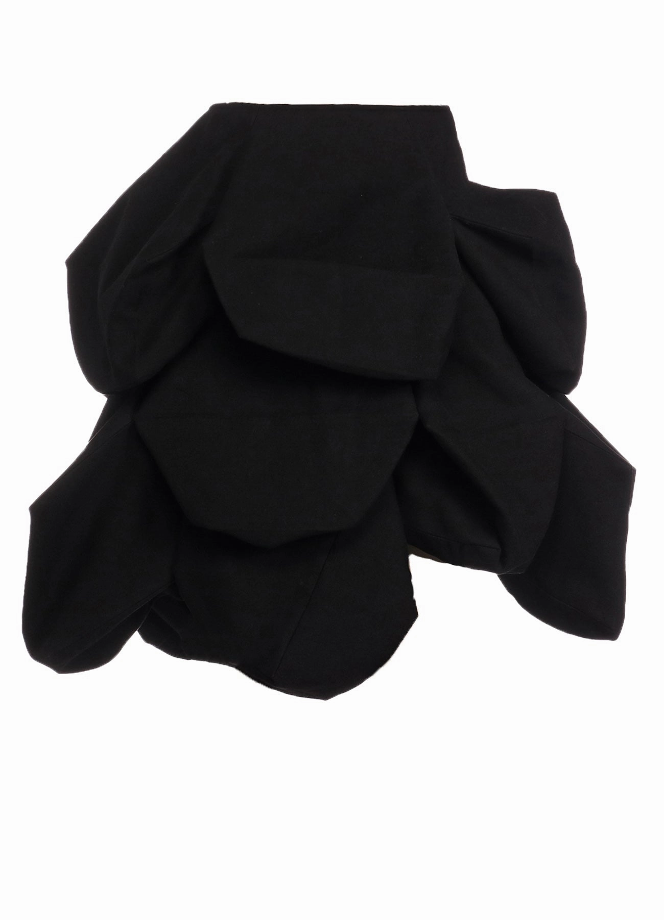 W/C LIGHT SERGE 3D PANELED BOX DETAIL SKIRT Daily Wear Durable Twill