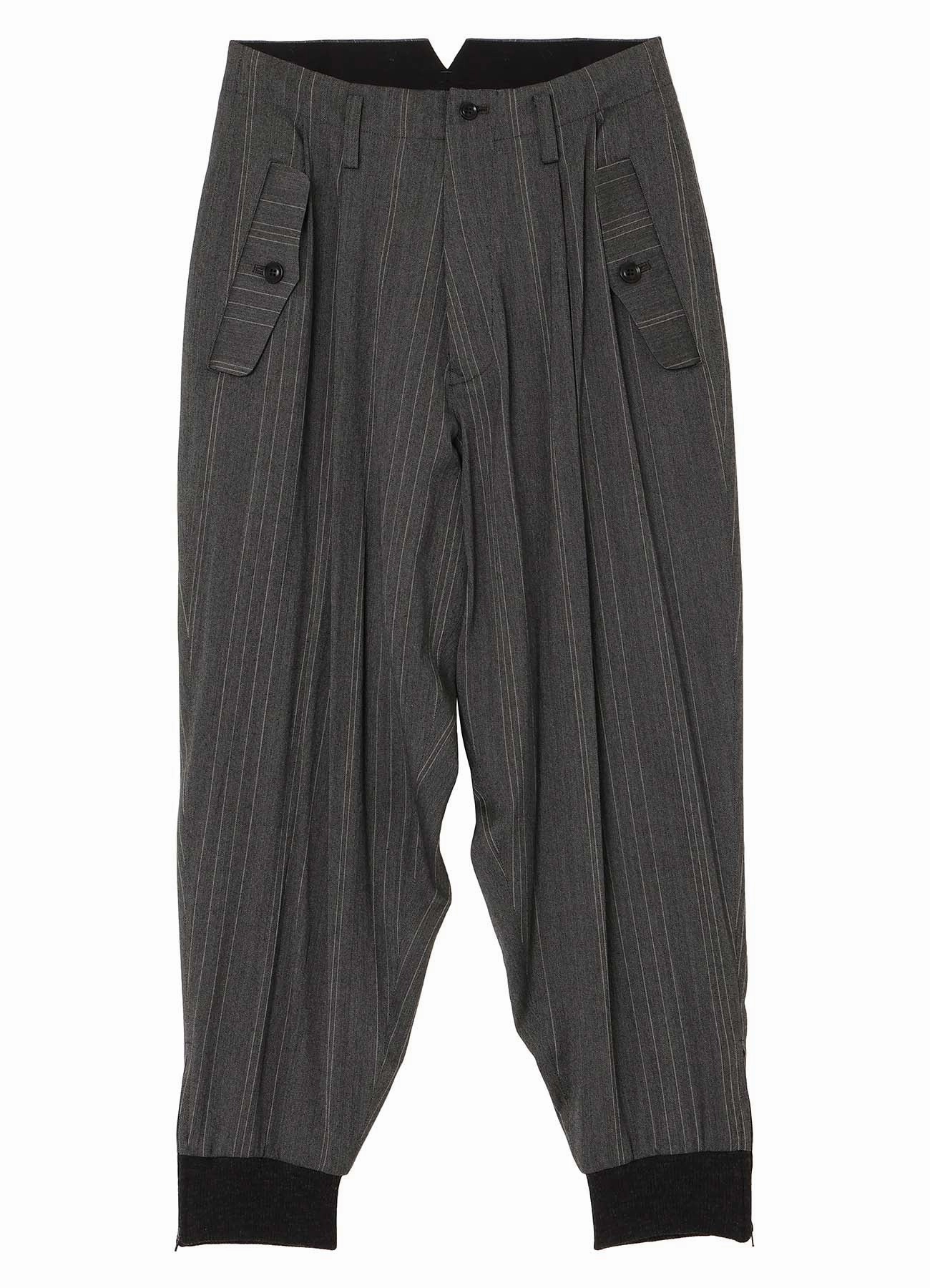 W/RY RANDOM HERRINGBONE RIB SLEEVE PANTS Comfortable Fashion