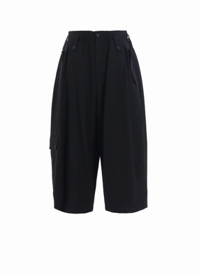 W/SAXONY  FLAP D WIDE PANTS Comfortable Fit Wear