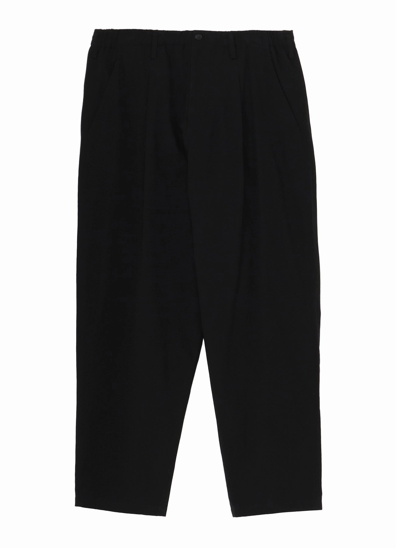 WAIST STRING PANTS WITH COTTON LINEN UNEVEN YARN CANVAS Soft and Cozy Tough Materials