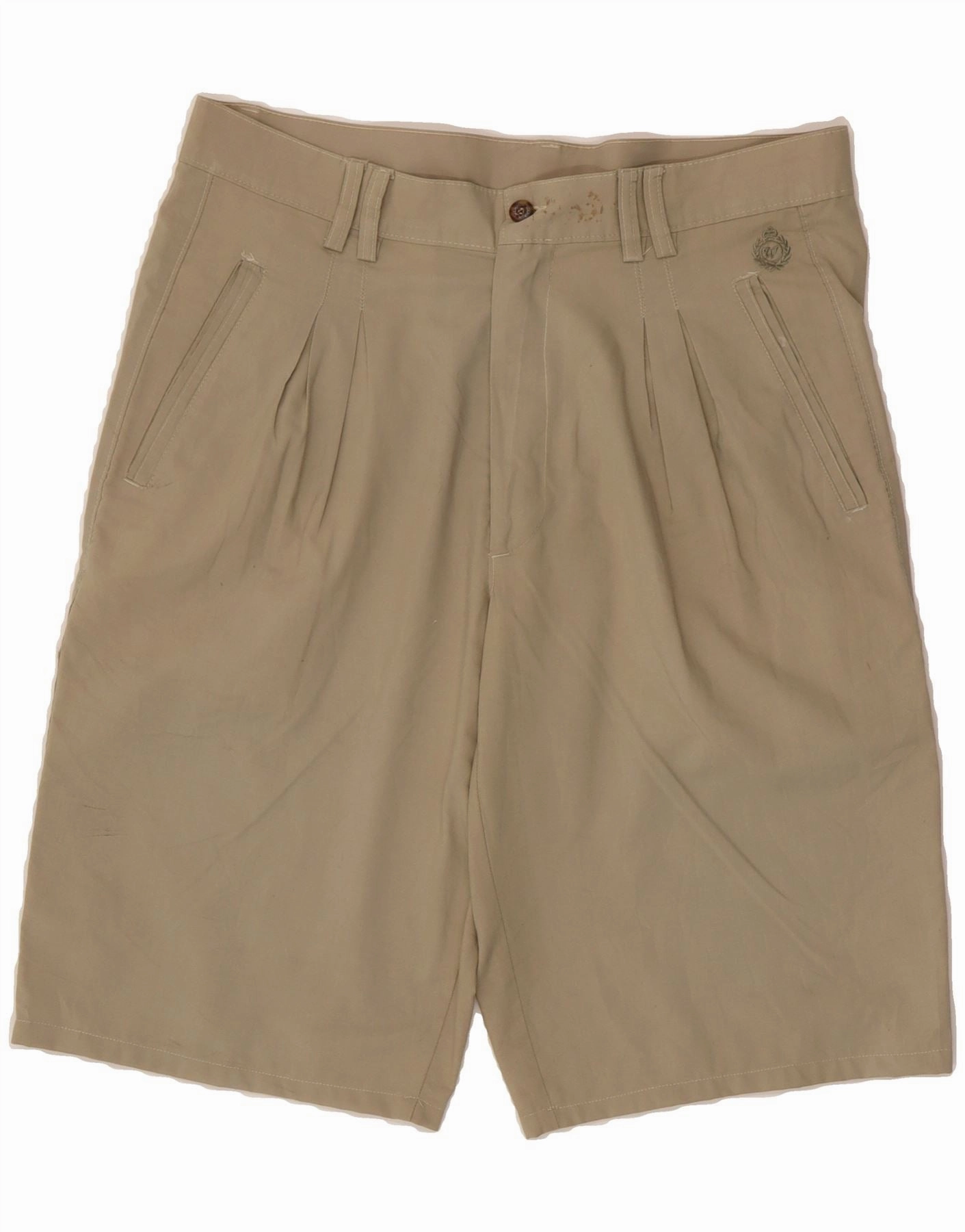 barbecue outfit Breathable Performance WAMPUM Mens Chino Shorts IT 52 XL W34  Grey Cotton