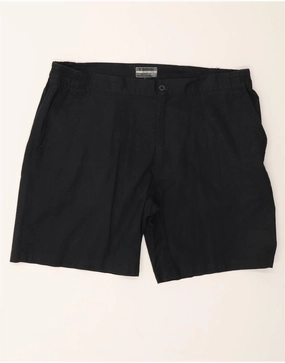 BRUGI Mens Chino Shorts Large W36 Black Plus Size