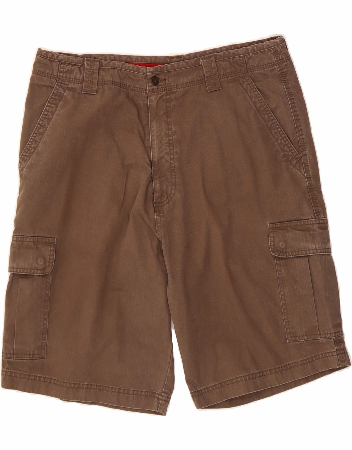 Playful Prints stain resistant coating DOCKERS Mens Cargo Shorts W36 Large  Brown Cotton