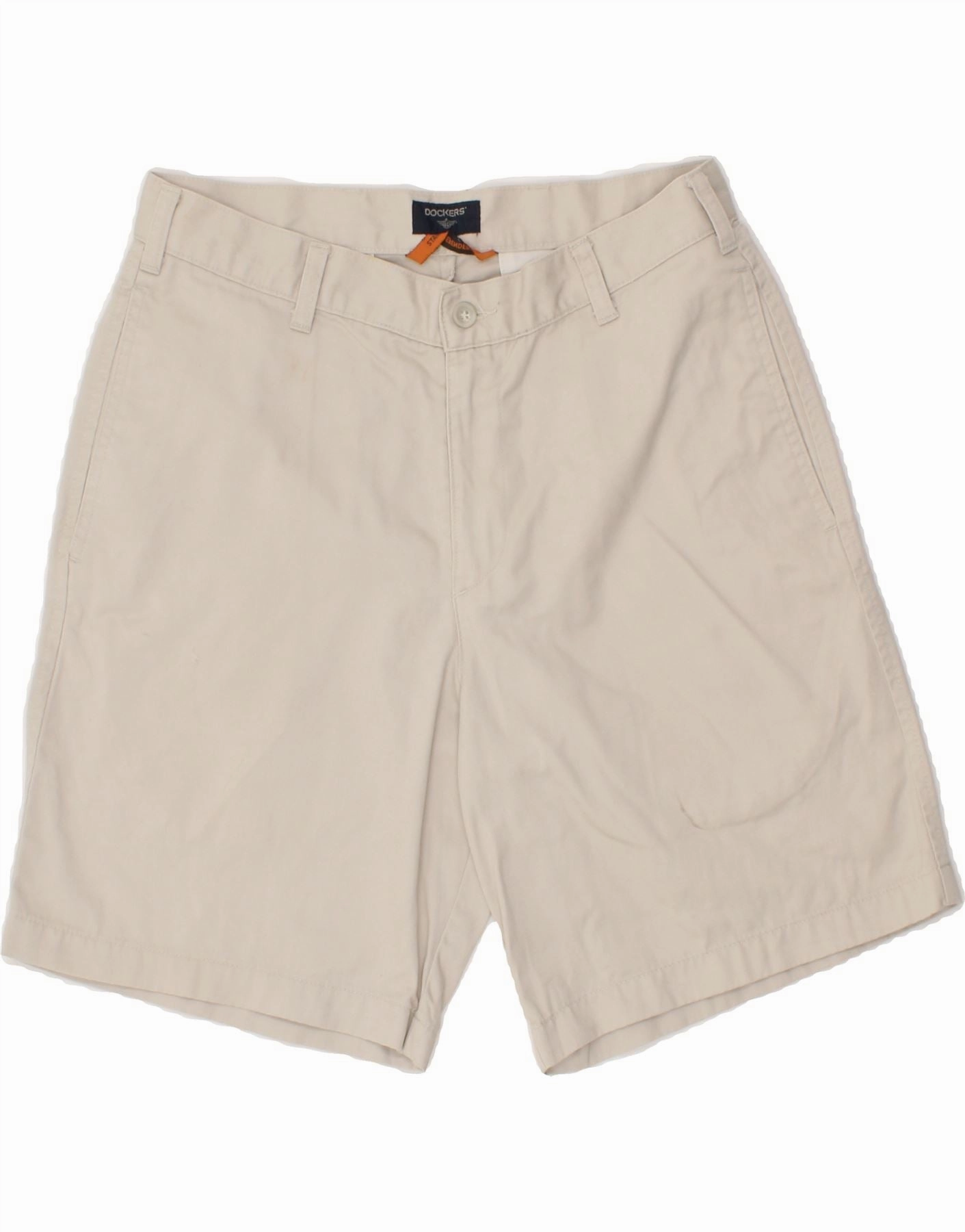 Breathable Comfort Fit Sleek Comfort Wear DOCKERS Mens Chino Shorts W30 Medium White