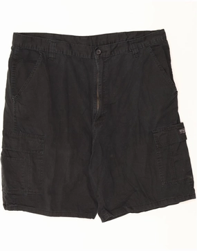 WRANGLER Mens Cargo Shorts W40 XL Black Dynamic Flex Zones Beach Ready