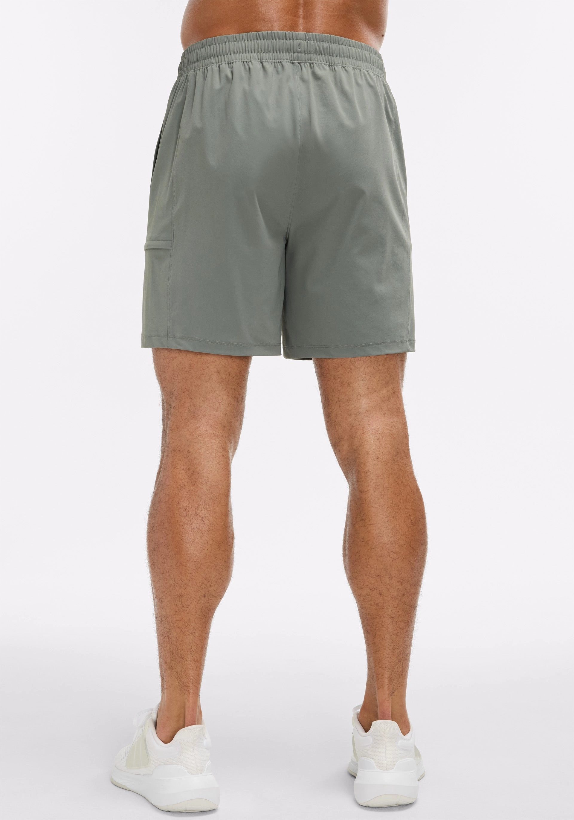 Athletic Silhouette Quick Access Warp Knit Cargo Short