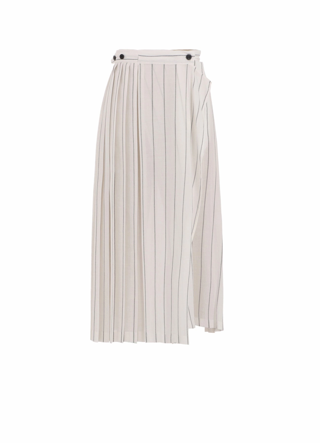 Performance Design Fit Comfy Essentials Wear WASHER STRIPE PLEATED WRAP SKIRT