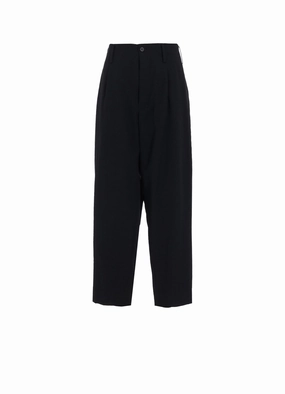 WASHER WOOL GABARDINE 2-TUCK WIDE PANT Urban Fit Eco Friendly Dye