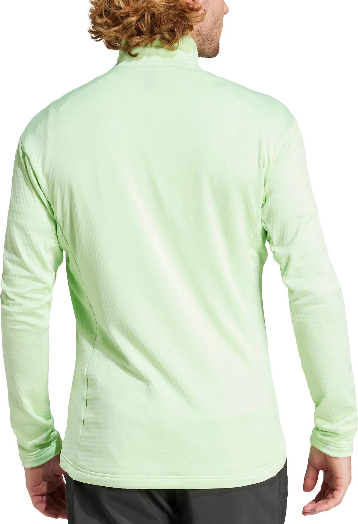 Windbreaker Tech adidas Terrex Multi Light Fleece Mens Running Jacket - Green