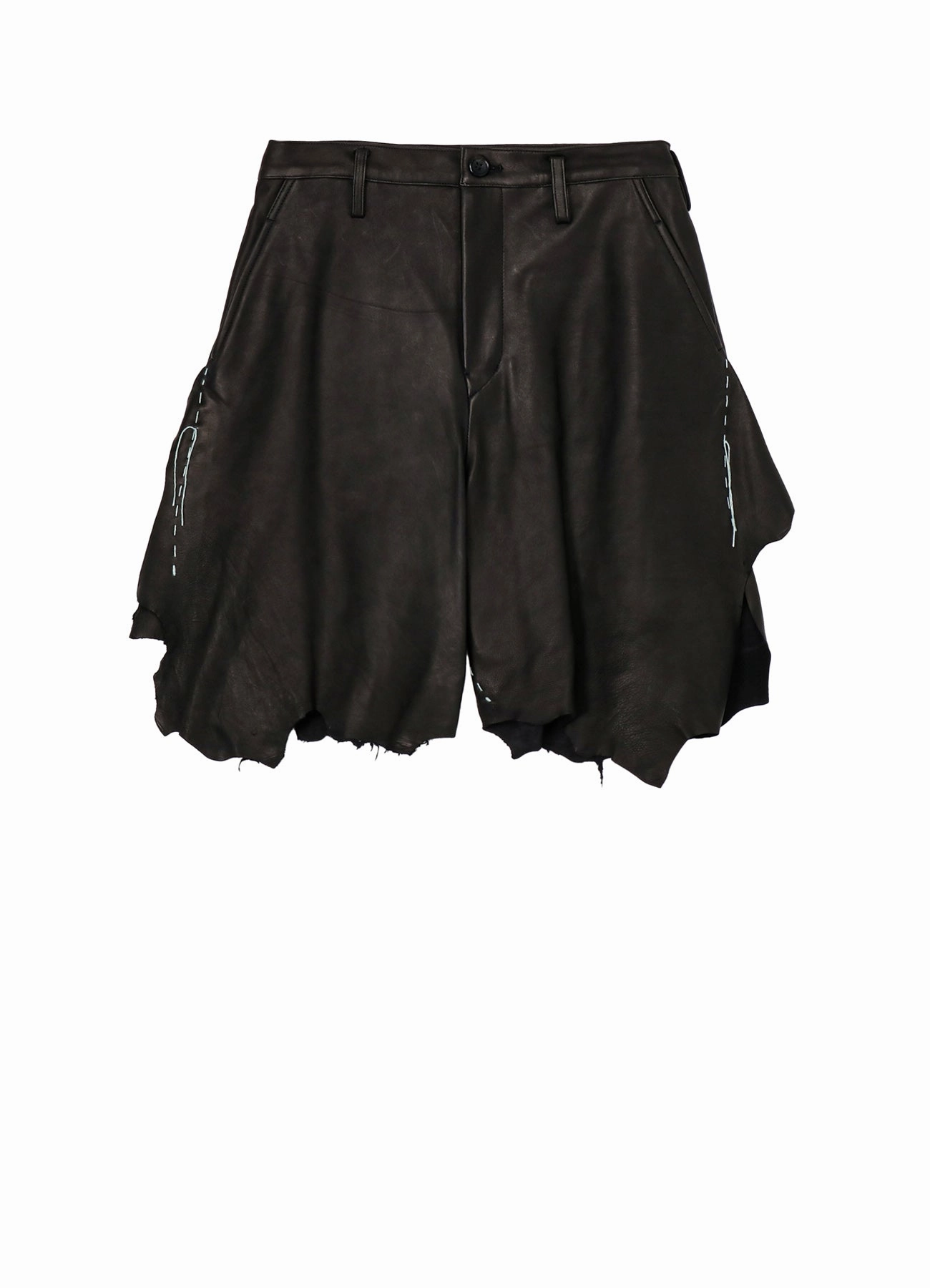 Breathable Base Wind Resistance WATER BASED DYE LAMB SKIN CUT OFF SHORT PANTS B