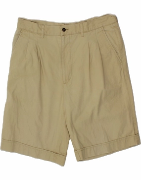 FILA Mens Pegged Chino Shorts W36 Large Beige Cotton Breathable wear Casual Vibe