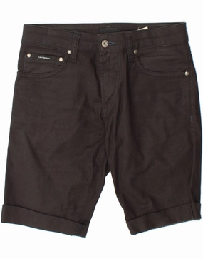 No Pressure CALVIN KLEIN Mens Casual Shorts W30 Medium Black Cotton