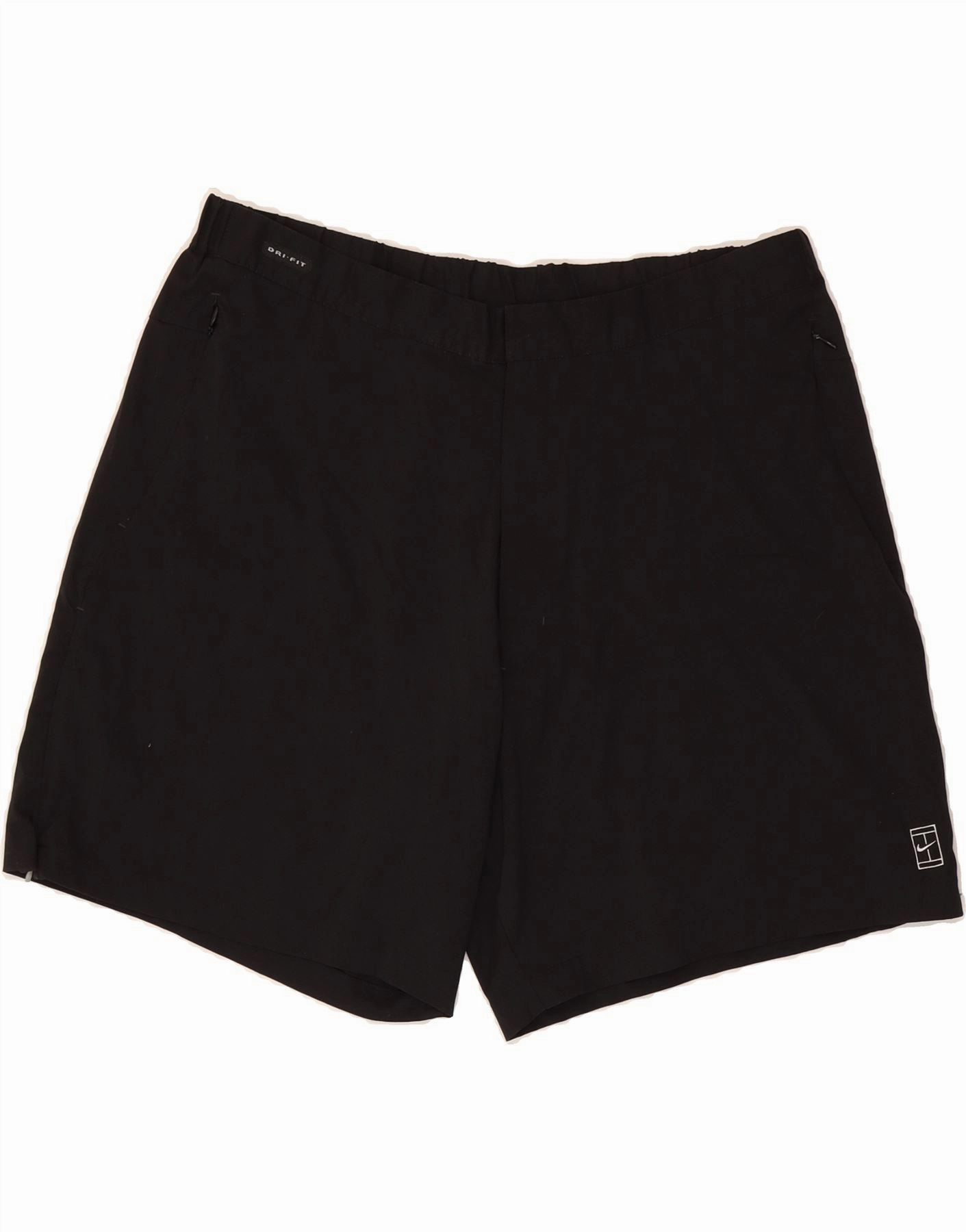 NIKE Mens Dri Fit Shorts XL W38  Black Polyester Classic Cut