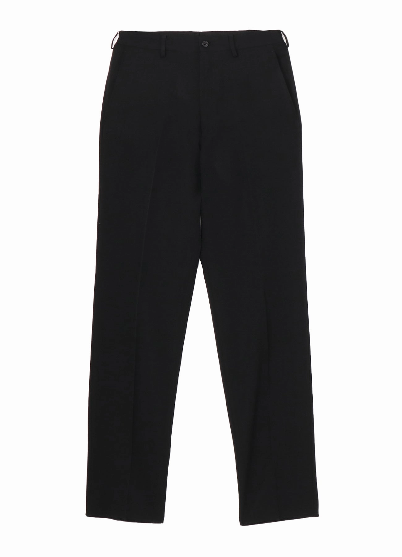 SUIT GABARDINE NO-TUCK PANTS Machine washable Feminine Cut