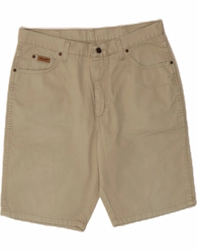 WRANGLER Mens Hawaii Casual Shorts W36 Large Beige Cotton Wear Resistant Fabric prom night