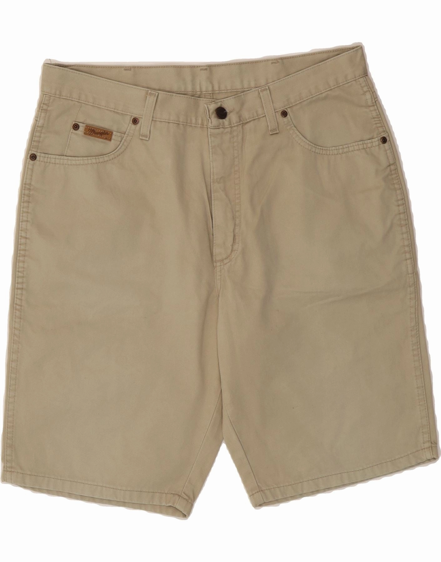 WRANGLER Mens Hawaii Casual Shorts W36 Large Beige Cotton Wear Resistant Fabric prom night