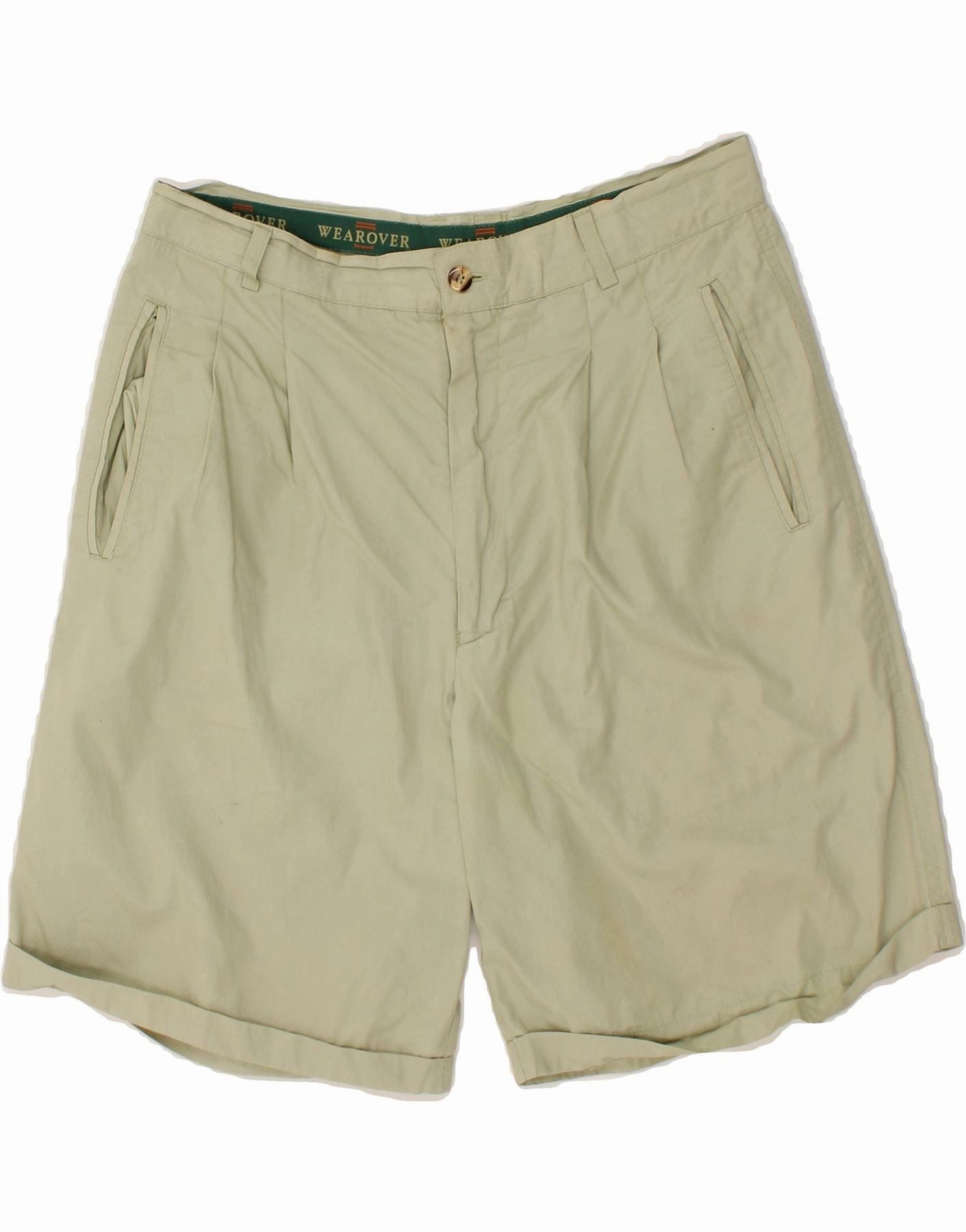 Body Flex WEAR OVER Mens Chino Shorts W30 Medium Green