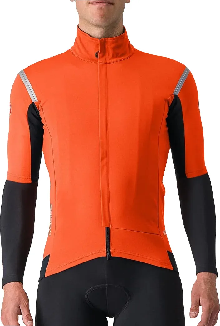 Castelli Gabba RoS 2 Short Sleeve Mens Cycling Jersey - Orange TemperatureControl Fabric