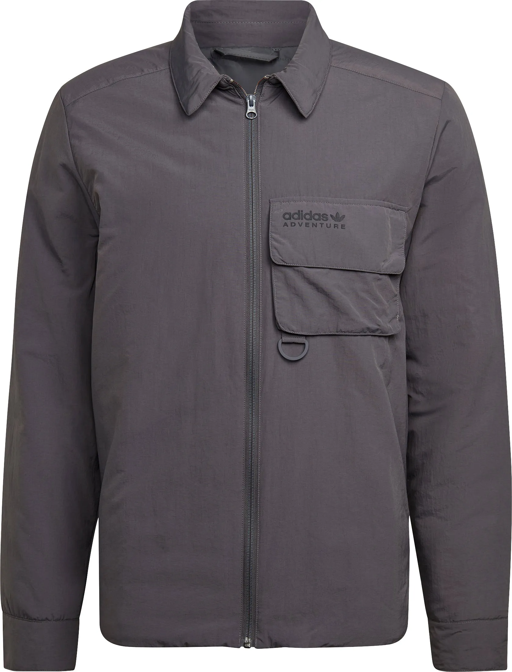 Cool Fit adidas Adventure Winter Mens Shirt Jacket - Grey