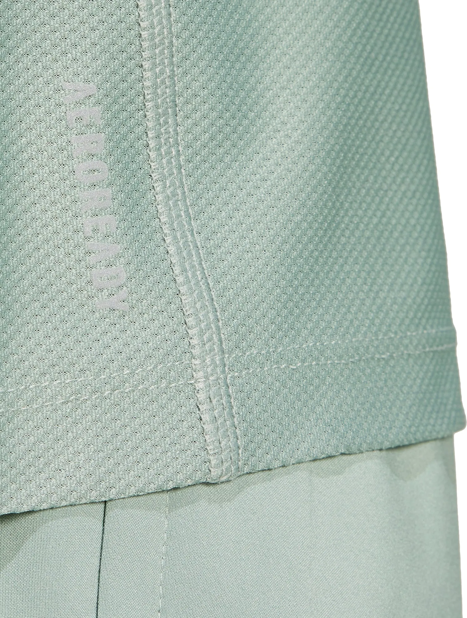 Tagless Design adidas Own The Run Short Sleeve Mens Running Top - Green