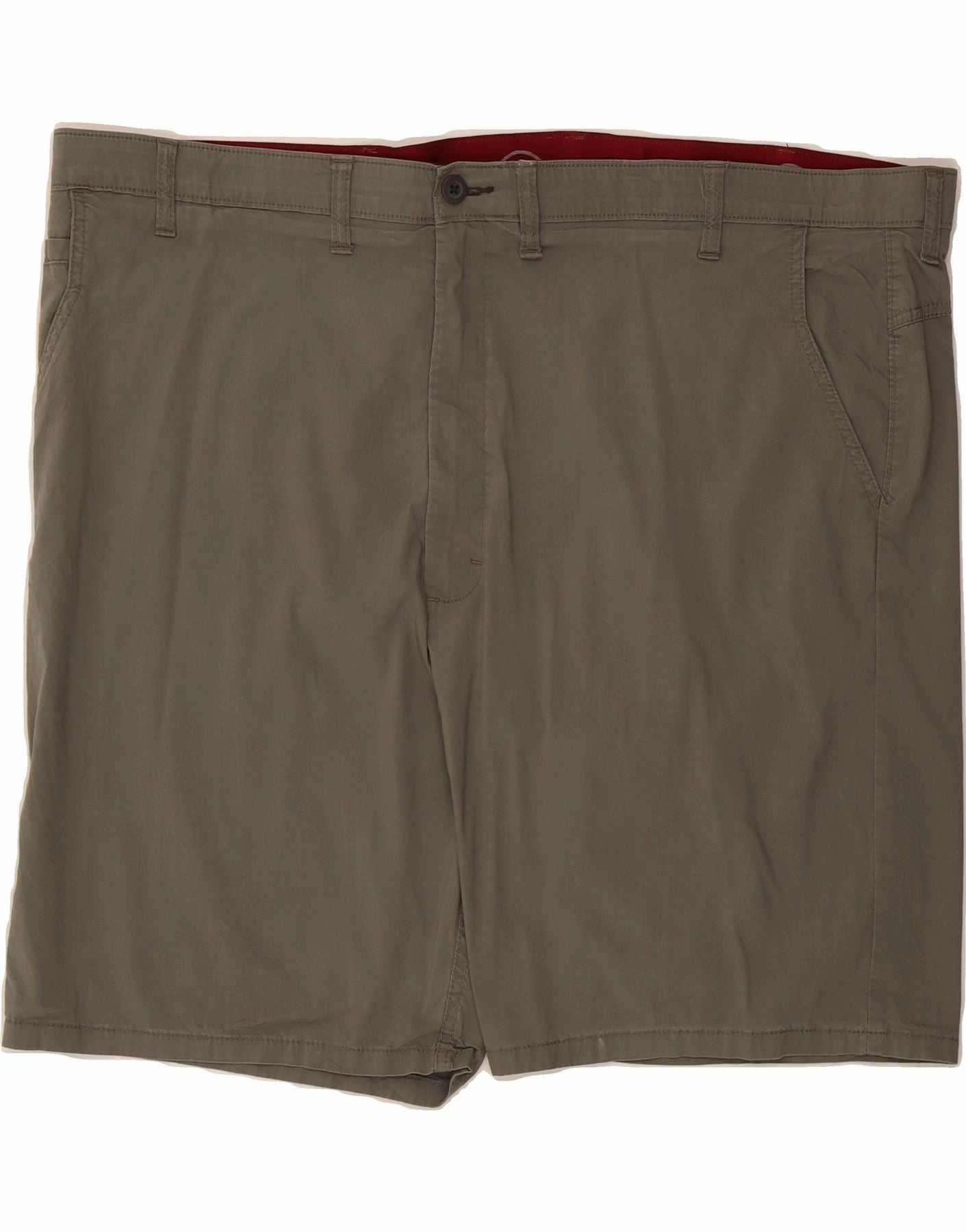 Sport Layer factory work WRANGLER Mens Chino Shorts W48 4XL Grey Cotton