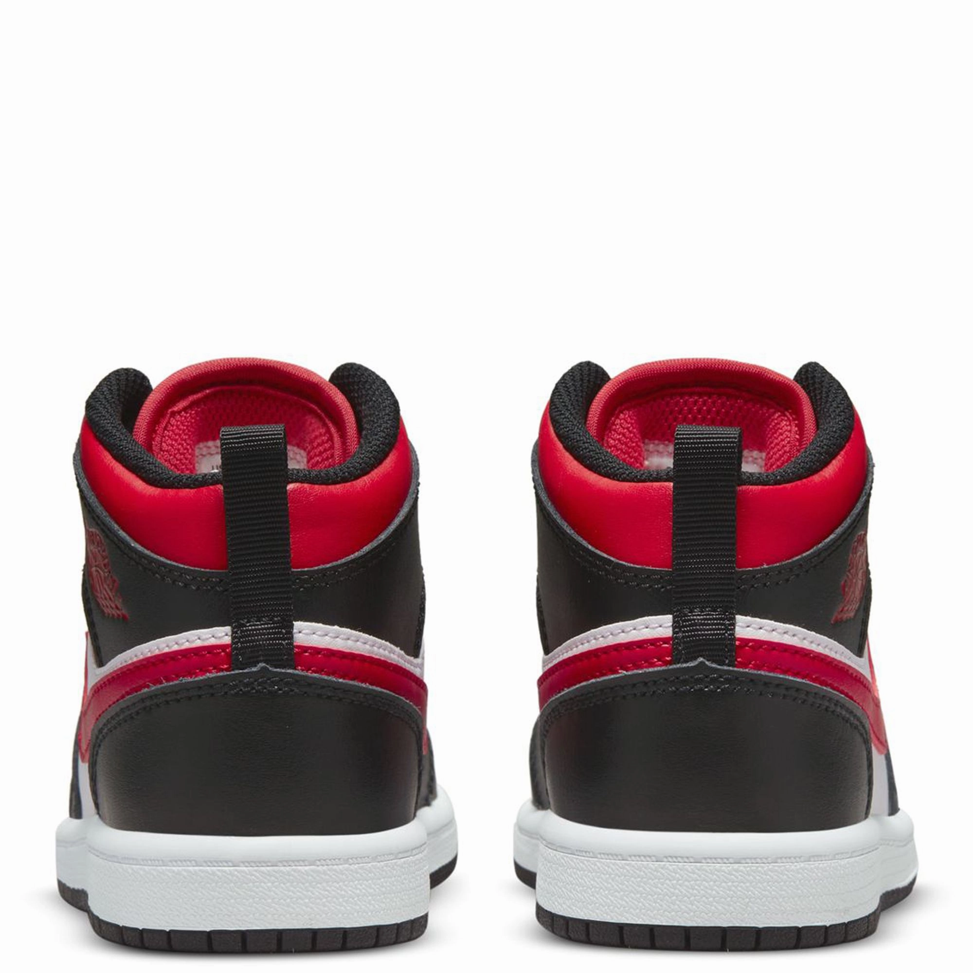 Sneaker Cleaner Nike Kid's Jordan 1 Mid Shoes - Black / Fire Red / White