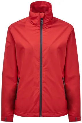 Gill Crew Sport Lite Womens Waterproof Jacket - Red rainy weather