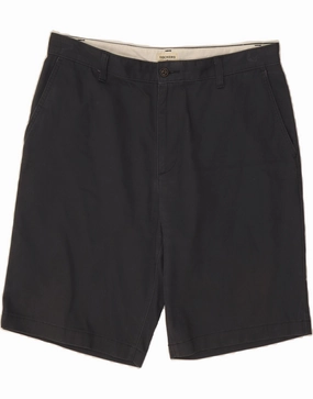 DOCKERS Mens Cargo Shorts W34 Large Navy Blue Cotton Earth Tones Warm Day Outfit