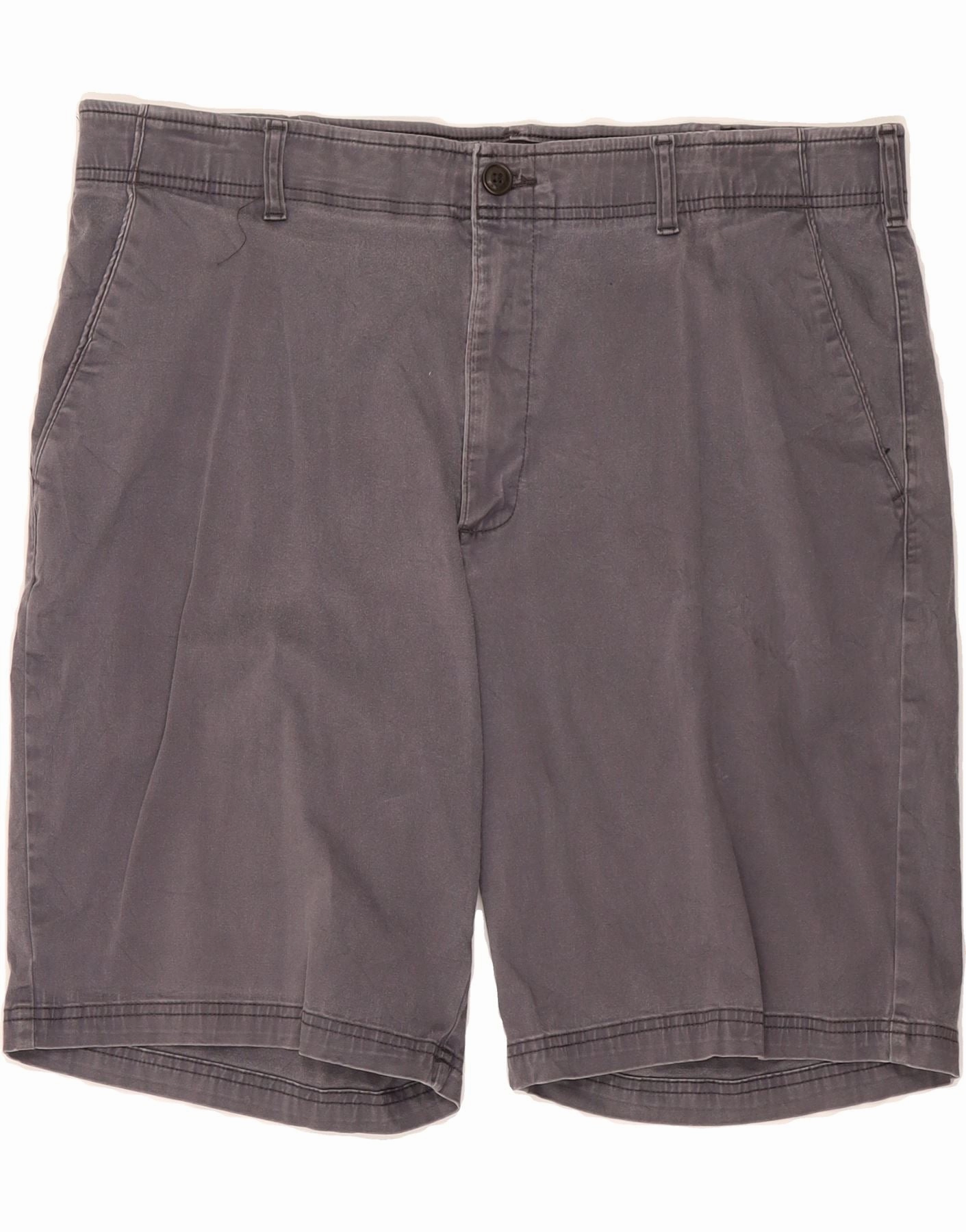 Wide Leg Opening LEE Mens Extreme Comfort Chino Shorts W42 2XL Navy Blue Cotton