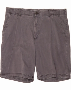 Wide Leg Opening LEE Mens Extreme Comfort Chino Shorts W42 2XL Navy Blue Cotton