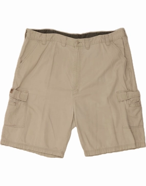 Soft Stretch Trendy Fashion WRANGLER Mens Cargo Shorts W44 2XL Beige