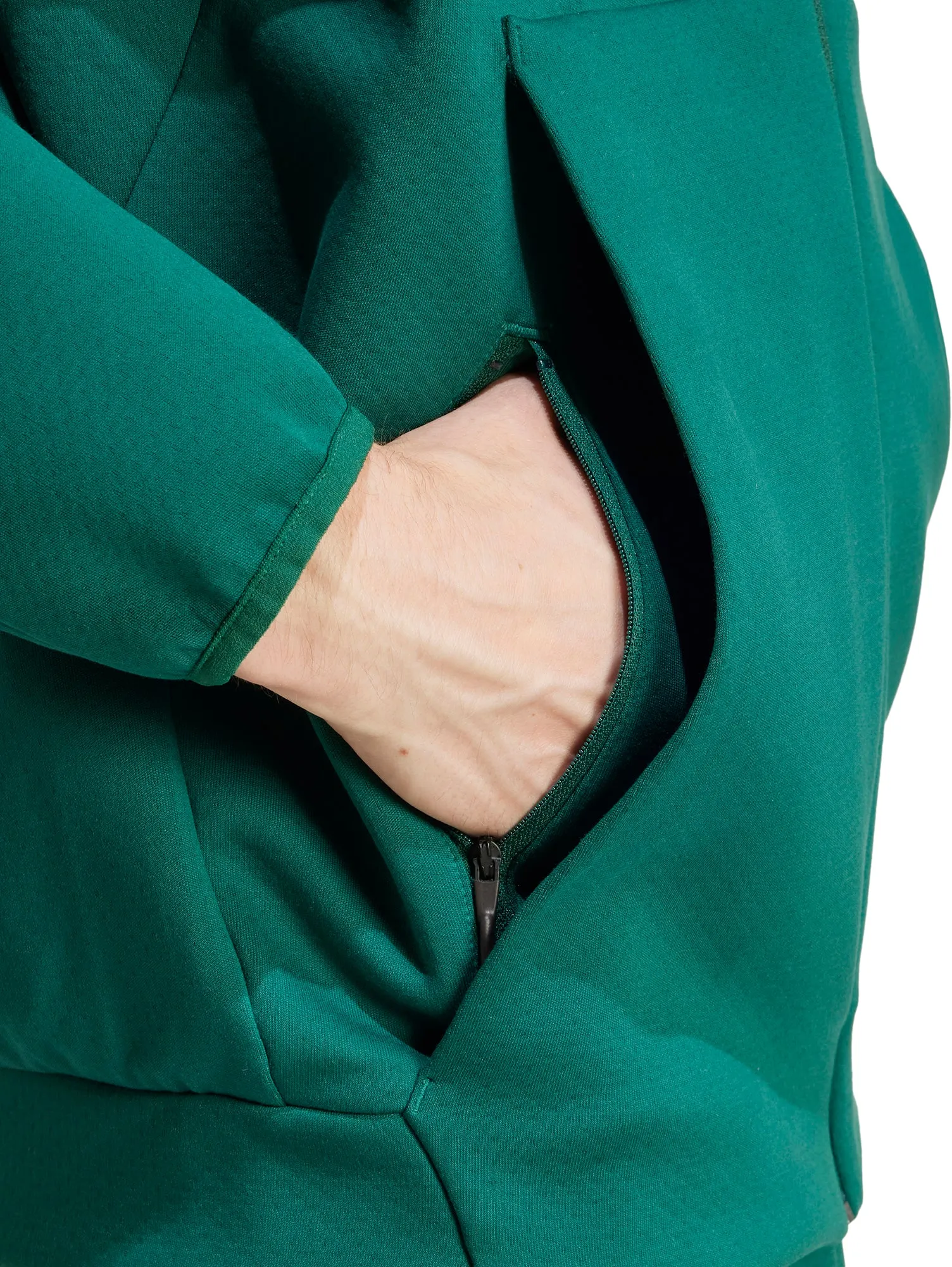 Cool Weather Layer Double Stitched Edging adidas Z.N.E Mens Training Track Jacket - Green