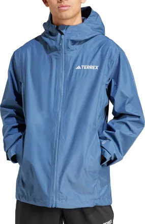 adidas Terrex Multi 2.5L Rain.RDY Mens Walking Jacket - Blue Visa Insulated Jacket