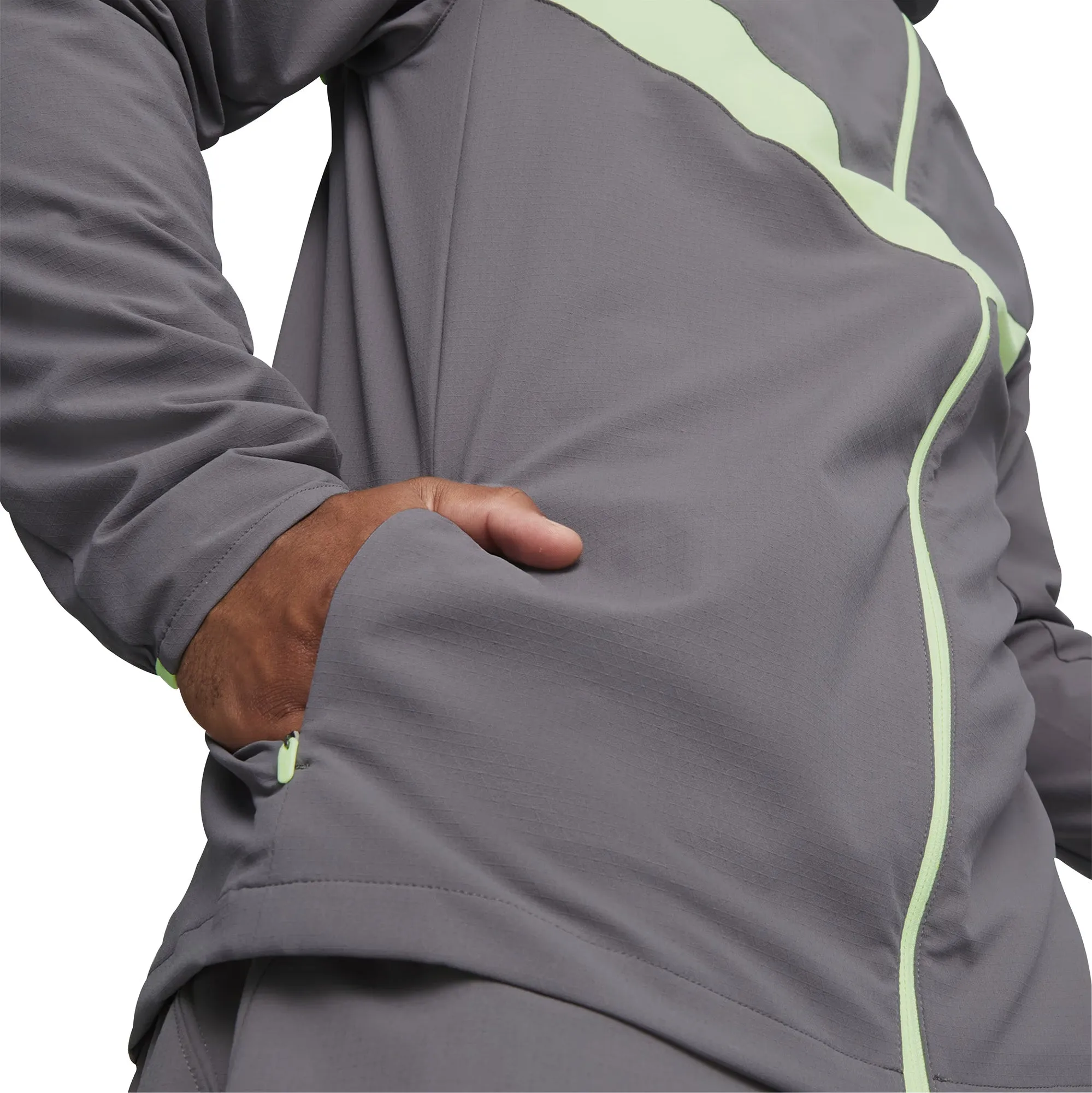 Hiking Style Puma Ultraweave Mens Running Jacket - Grey