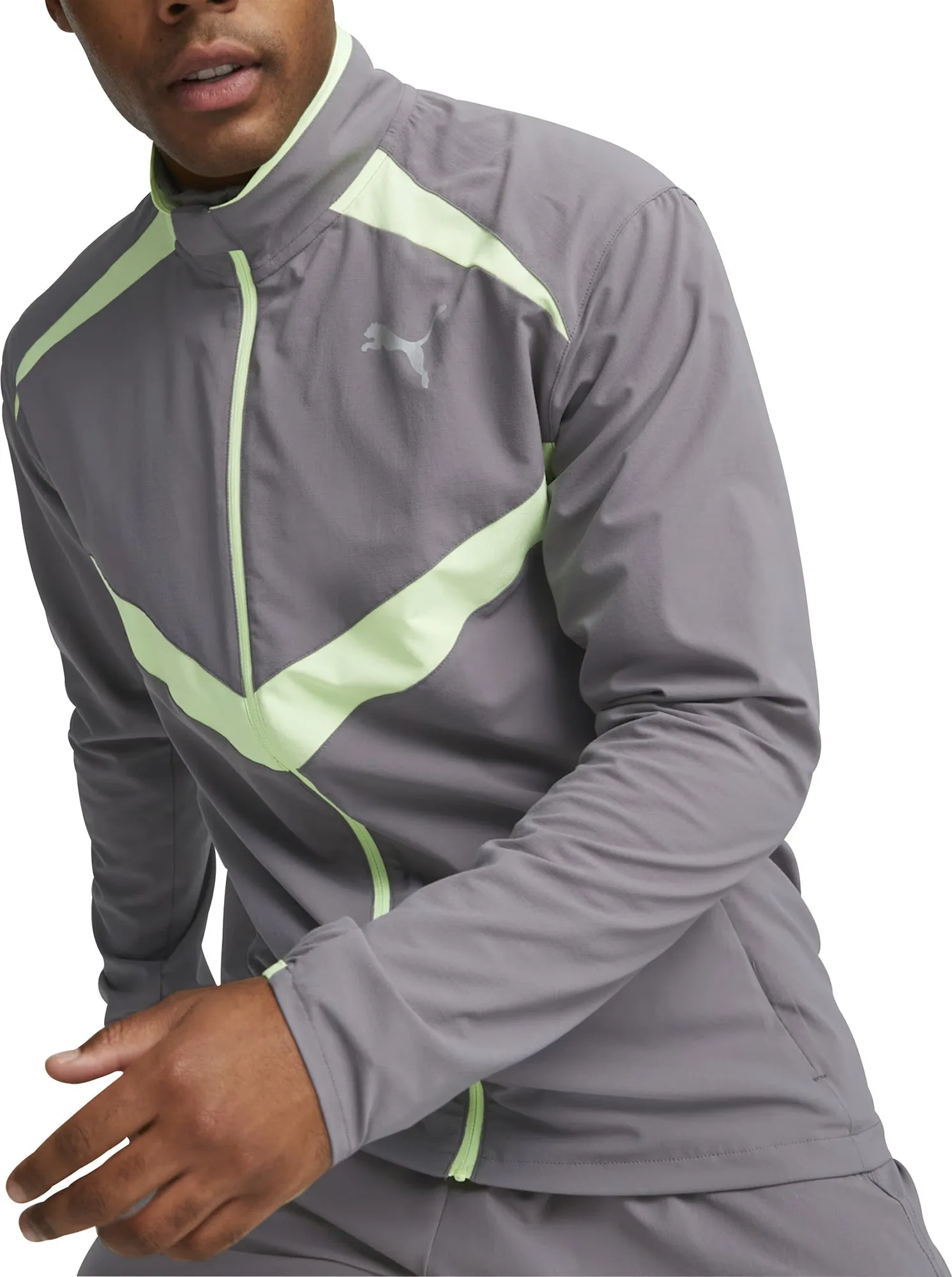 Urban Comfort Puma Ultraweave Mens Running Jacket - Grey