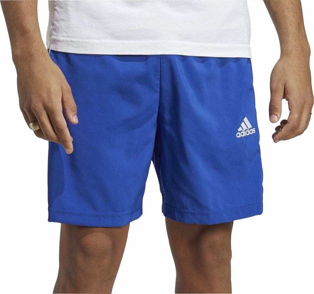 Comfy Feel Flame Retardant Coating adidas AeroReady Essentials Chelsea 3 Stripes Mens Training Shorts - Blue
