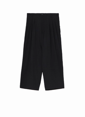 Minimalist Fit WOOL GABARDINE 12-TUCKS PANTS