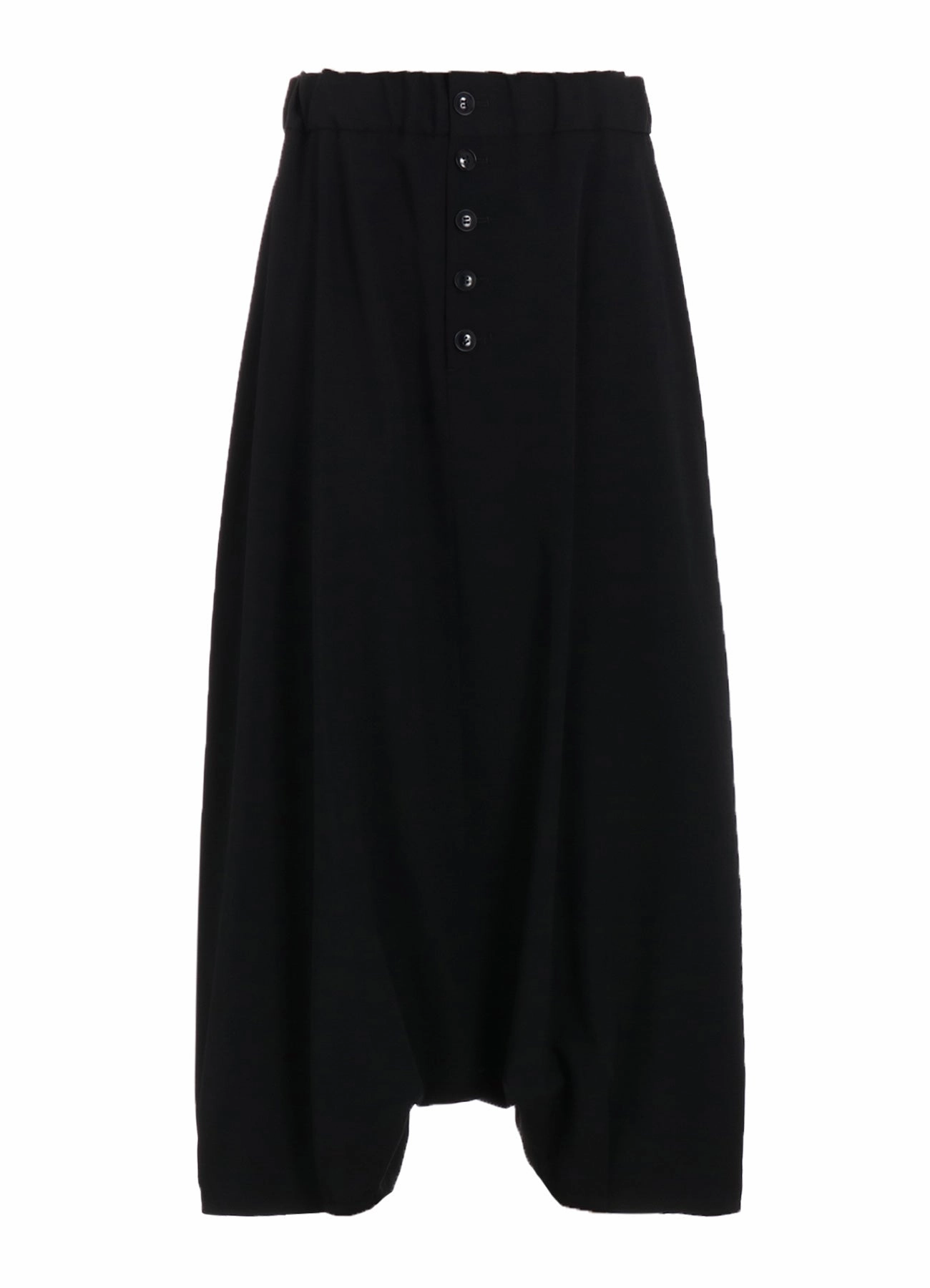 WOOL GABARDINE BIG SARROUEL PANTS TailoredSilhouette