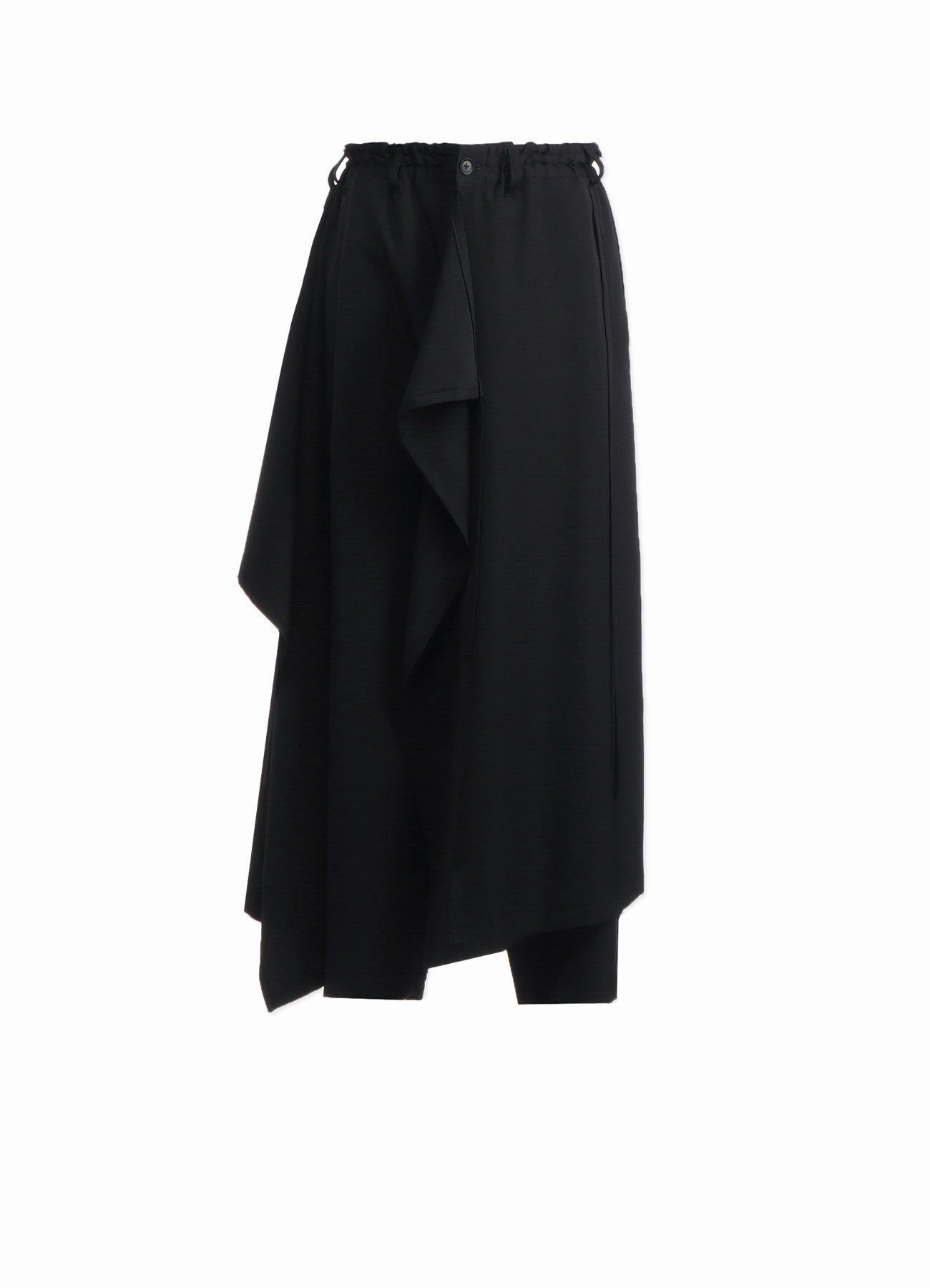 AdjustableTabs WOOL GABARDINE BOUND SKIRT PANTS