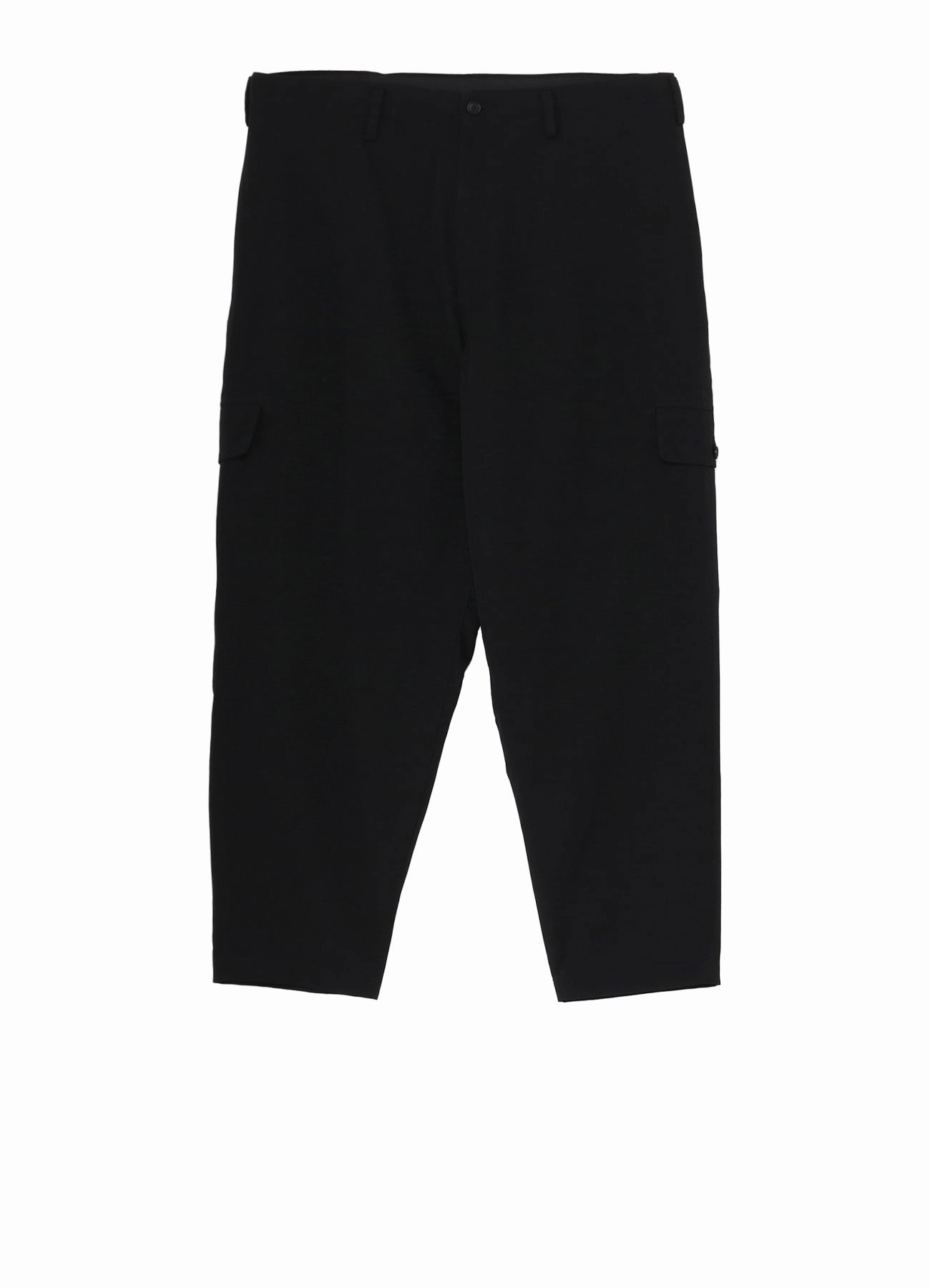 Light Stretch Relaxed Comfort Fit WOOL GABARDINE FLAP POCKET PANTS