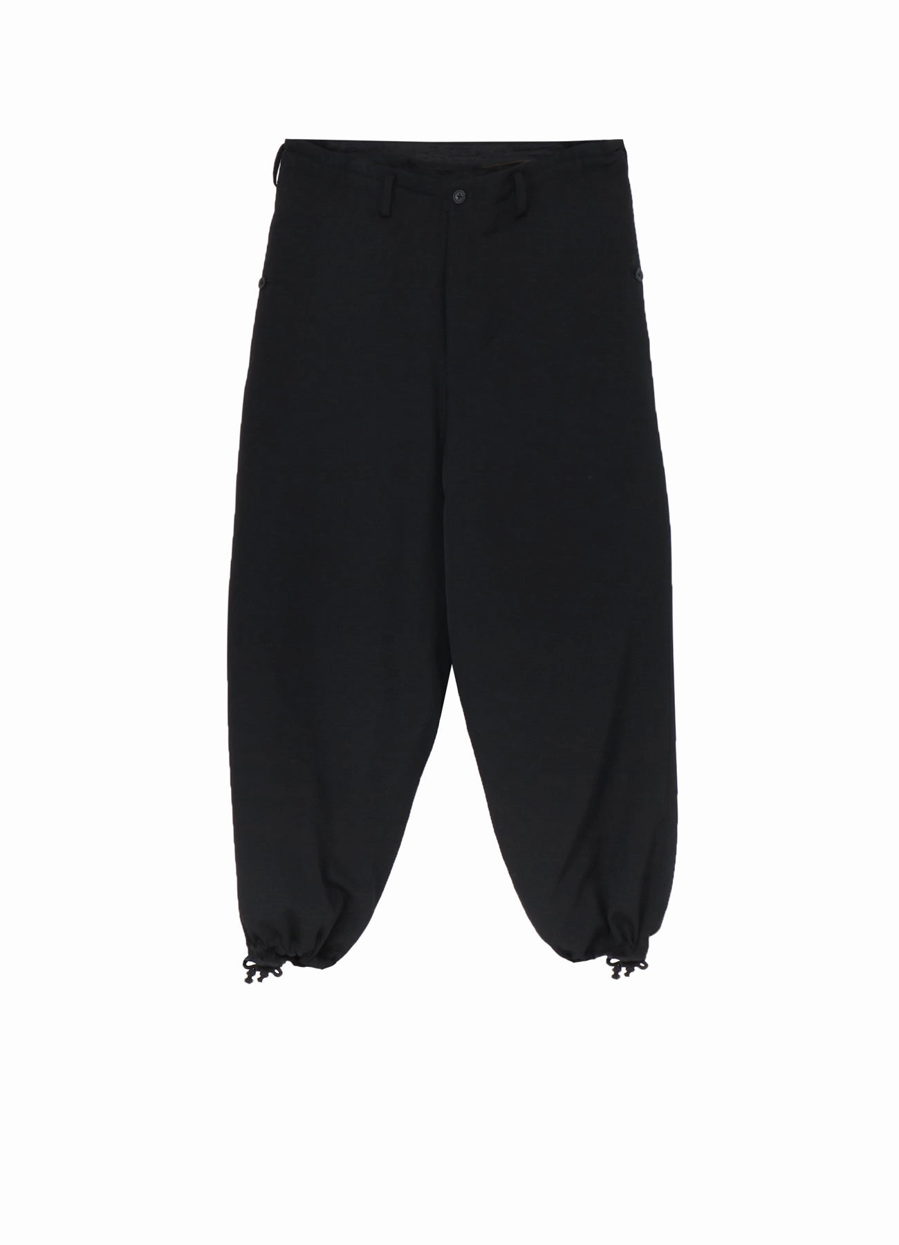 WOOL GABARDINE HEM STRING PANTS WITH NYLON LINER Light and Cozy