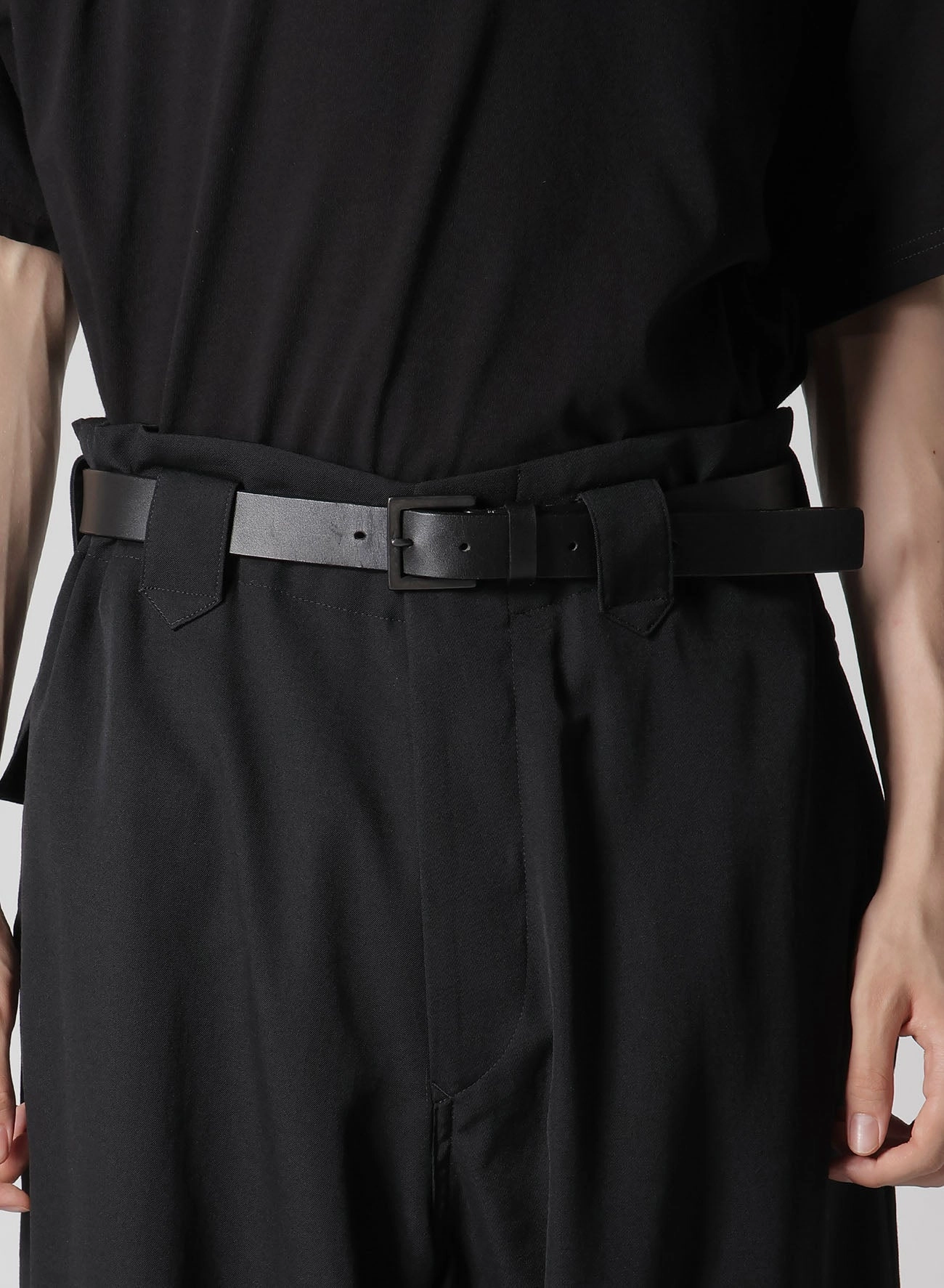 Versatile Fit WOOL GABARDINE LEFT SIDE POCKET PANTS