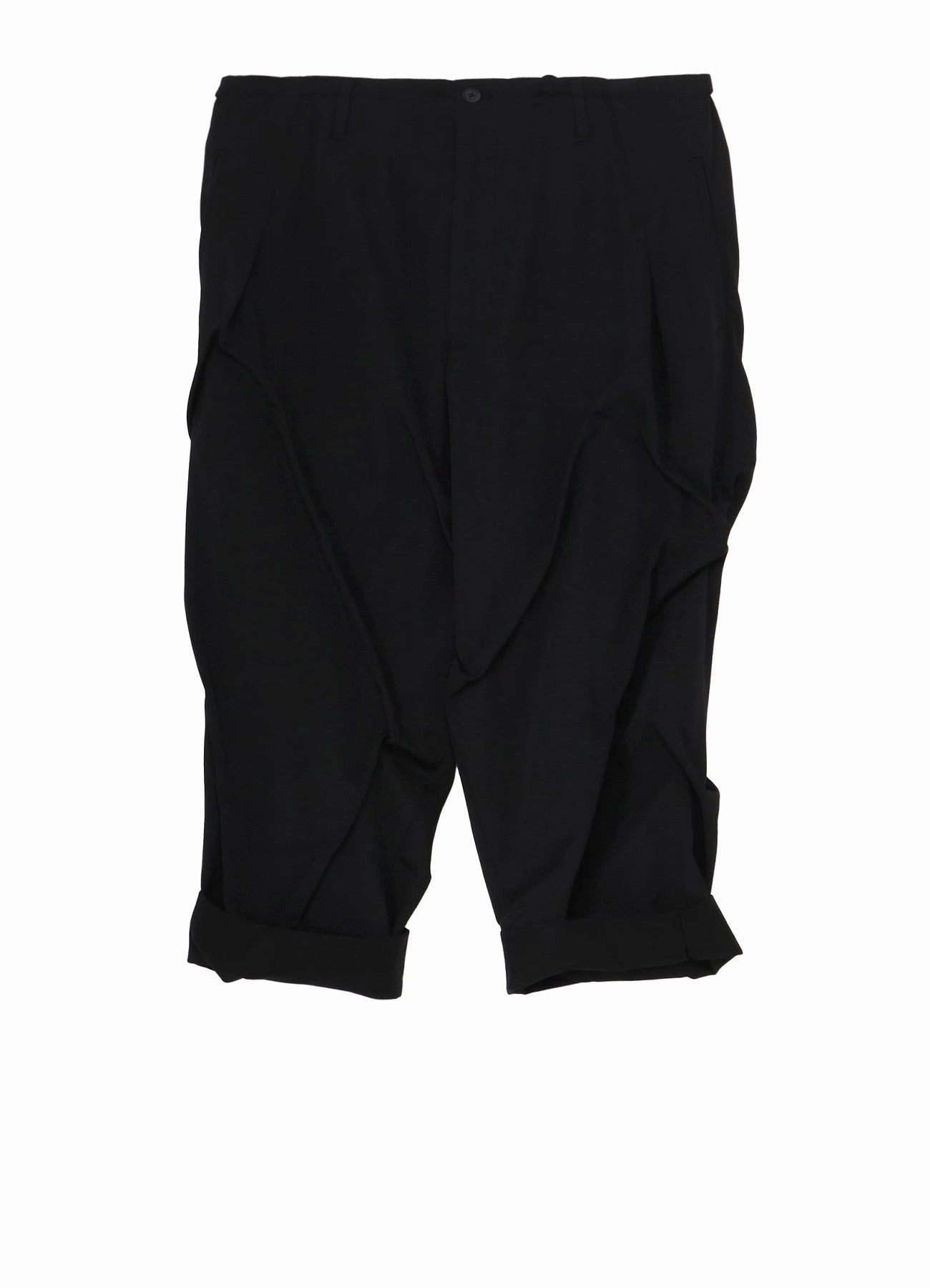 Active Design Wear Trendy Design WOOL GABARDINE RANDOM TACK PANTS