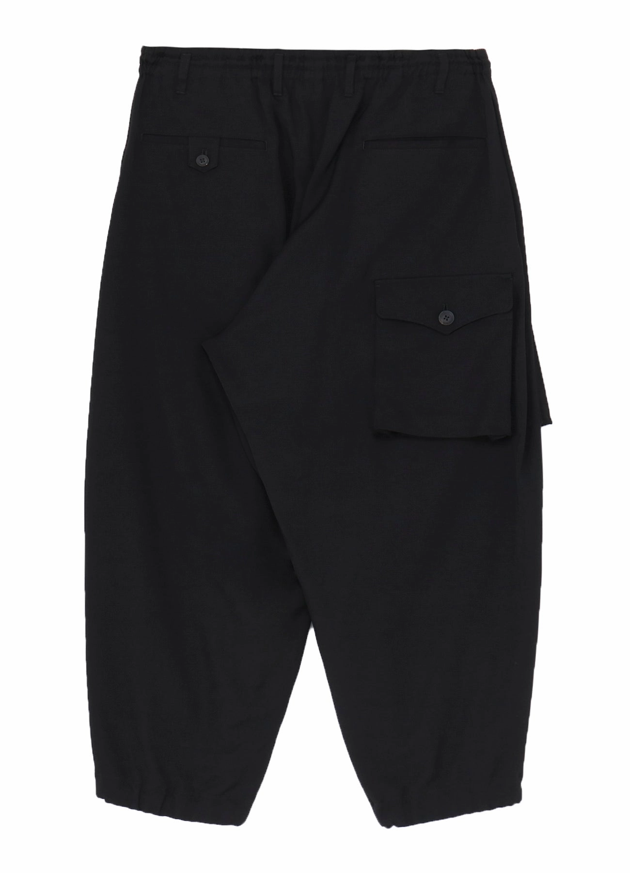 AntiPilling WOOL GABARDINE SIDE TUCK POCKET PANTS