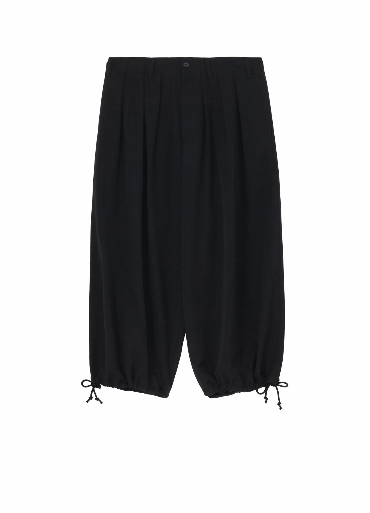 Compact Pack Easy Pack WOOL GABARDINE THIN BALLOON PANTS