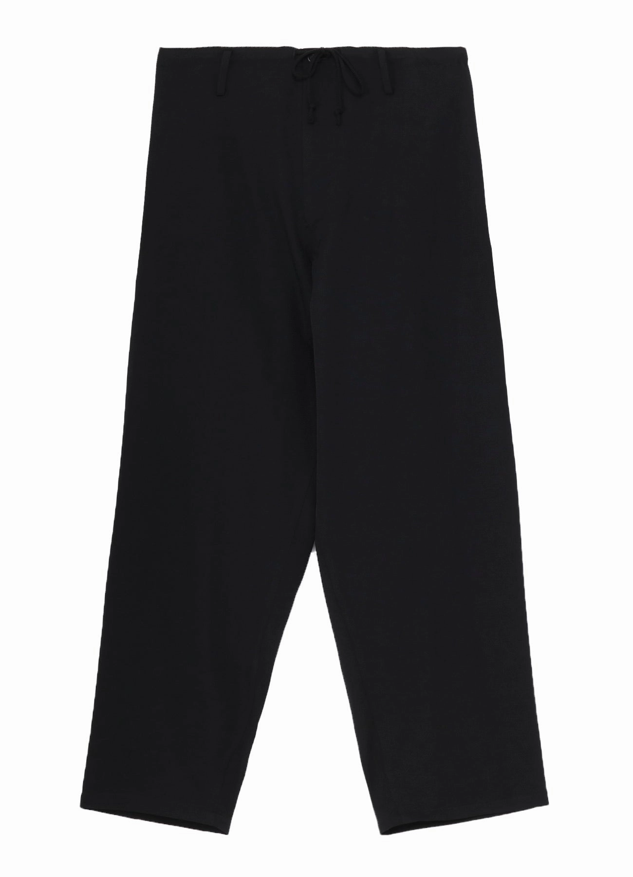 WOOL GABARDINE WIDE STRING PANTS SeamlessConstruction