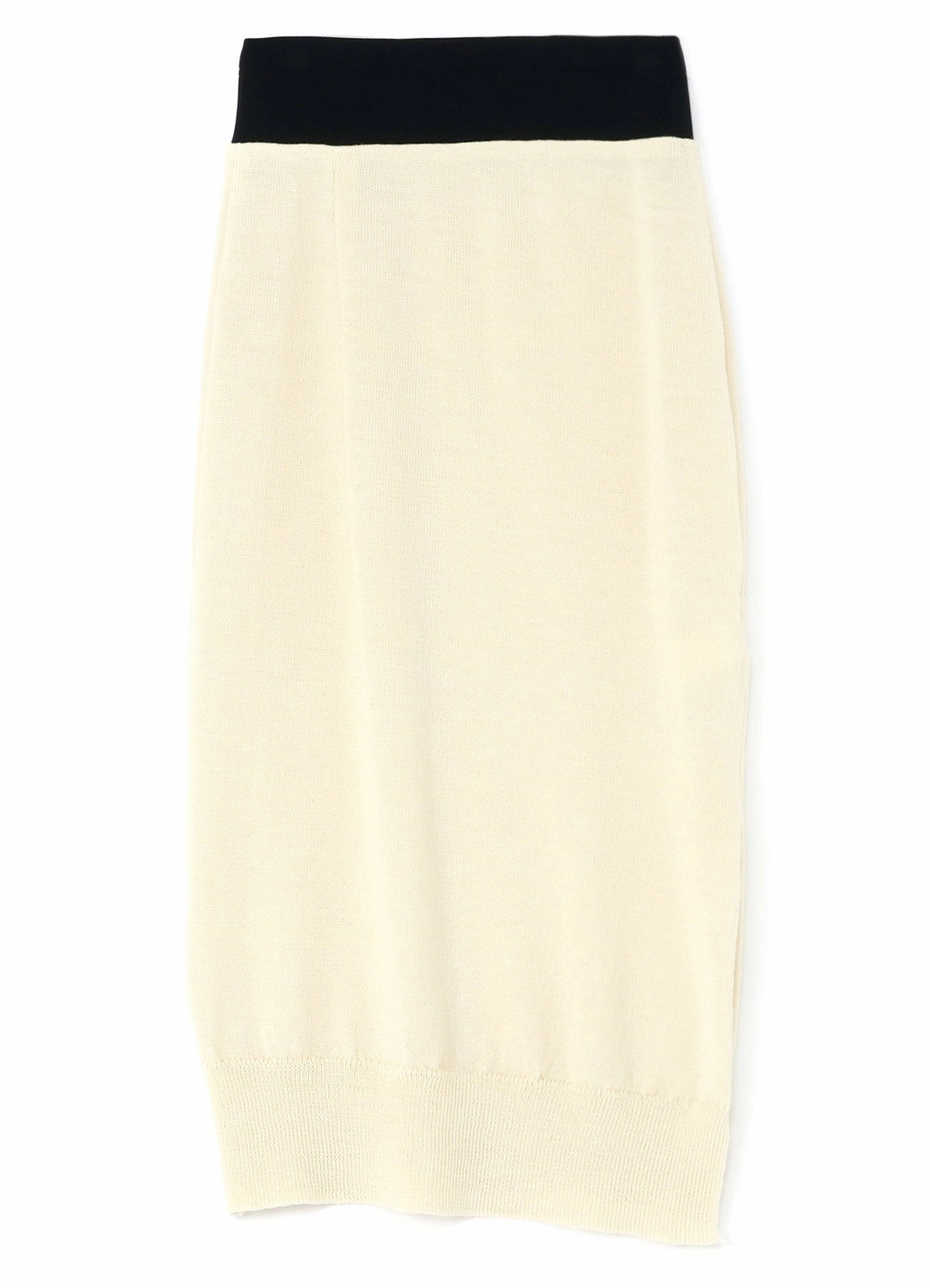 WOOL ROVING PLAIN STITCH KNIT SKIRT Reflective accents Fade Resistant Dye