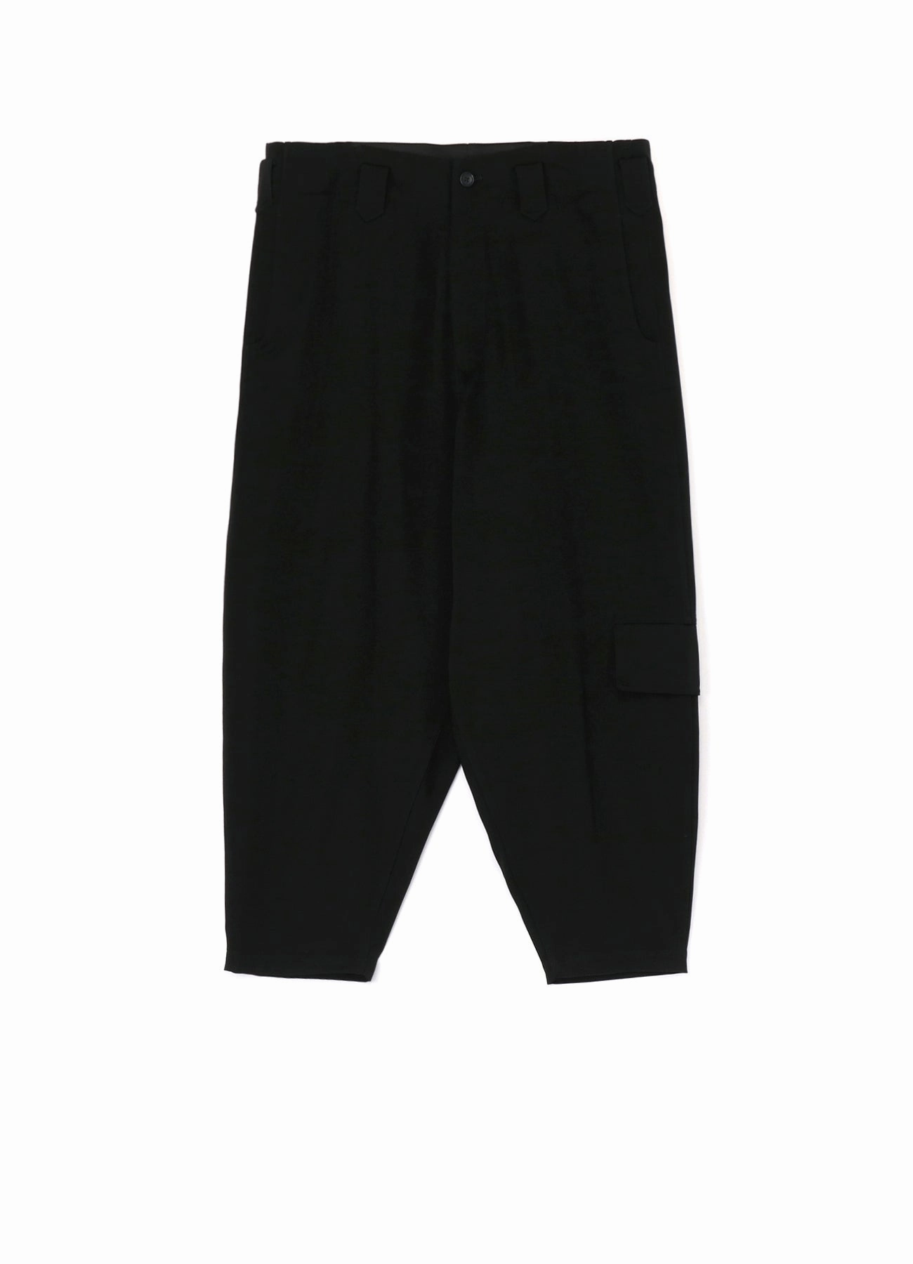 WOOL TUXEDO SIDE FLAP POCKET PANTS Chic Comfort