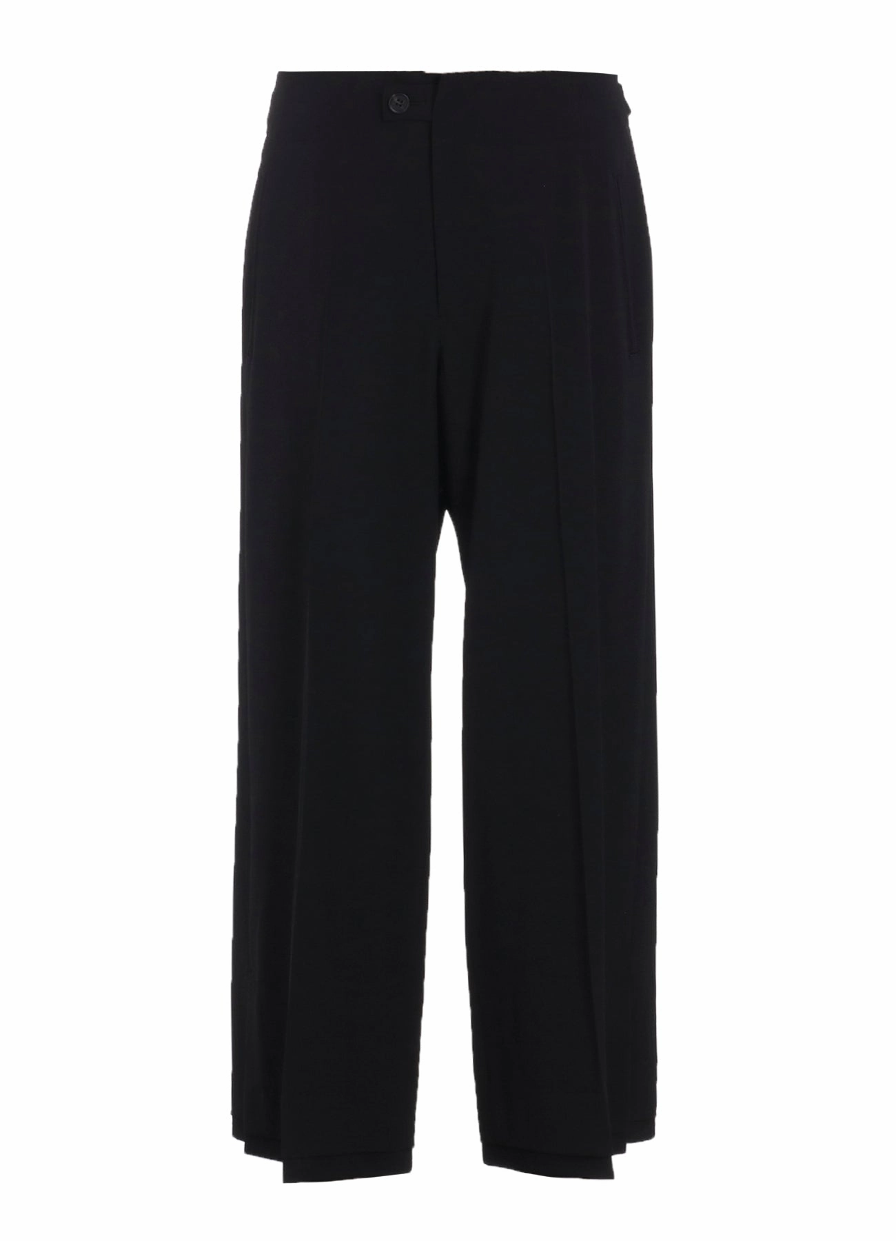 WOOL WIDE PANTS Tight Cut