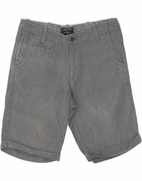 Midweight Texture dress shirt WOOLRICH Mens Casual Shorts W31 Medium  Blue Pinstripe Cotton